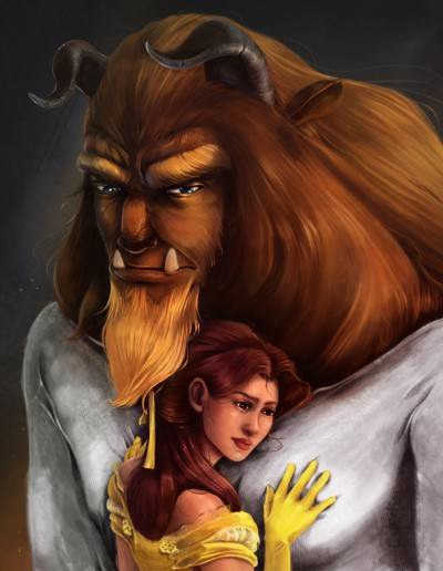 Beauty And The Beast - Illustration : LoBill Design