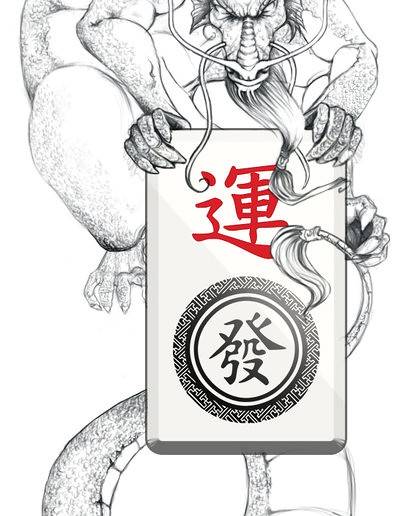 Dragon Majong - Illustration : LoBill Design