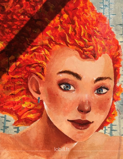 Autumn : traditional painting freelance artist lobill