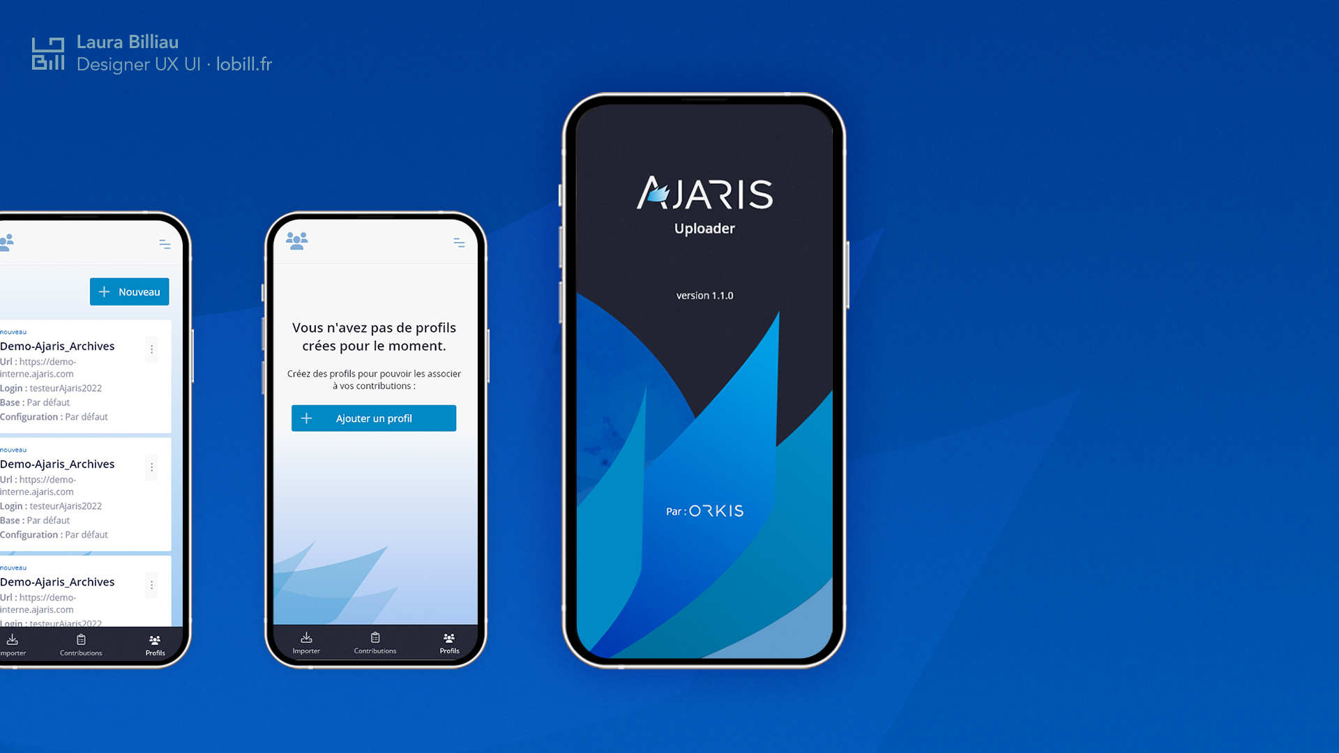 Ajaris Uploader Laura Billiau Designer UX UI Ajaris Uploader Laura Billiau Designer UX UI